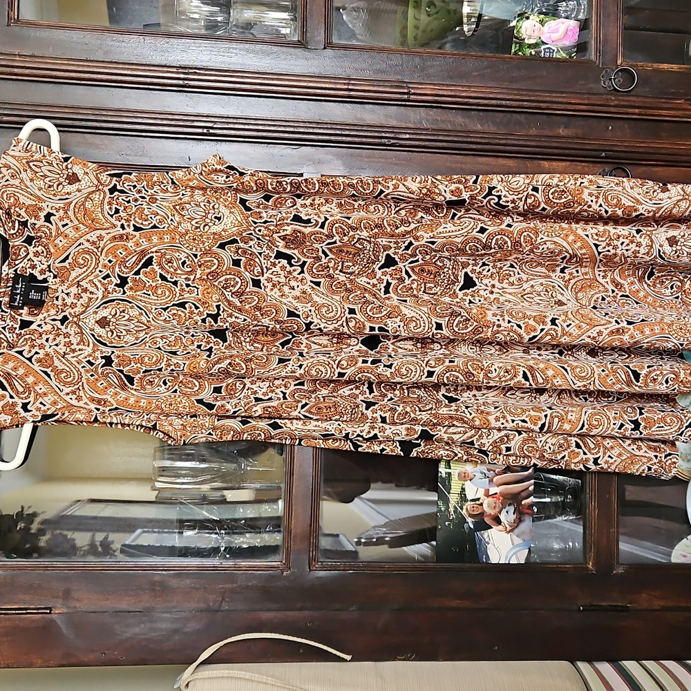 Nicole Miller Paisley Print Sleeveless Dress